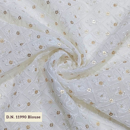 Lucknowi lehenga fabric