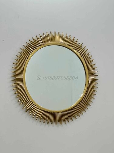 Golden  Wall Mirror