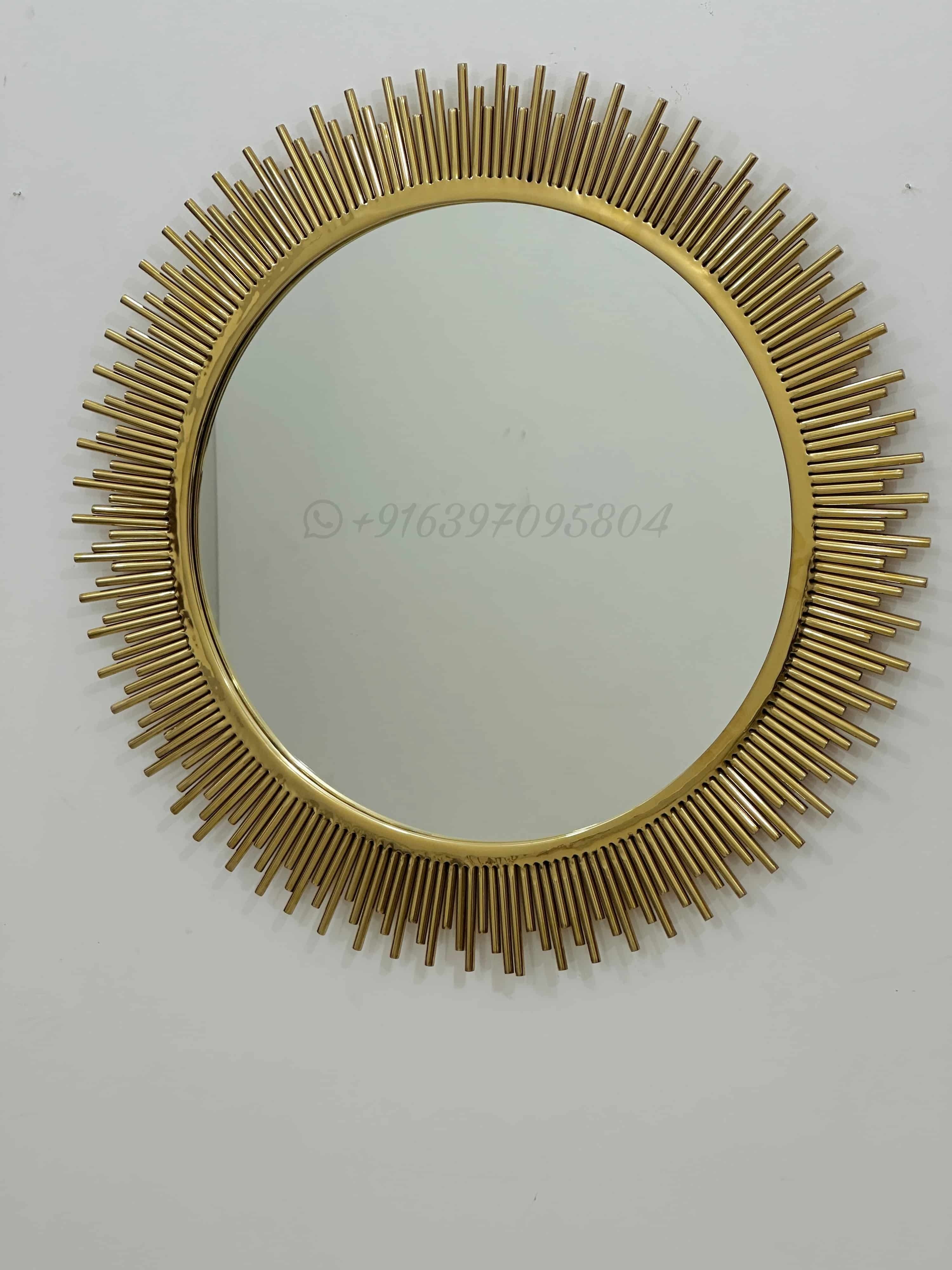 Golden  Wall Mirror