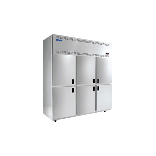 6 Doors Vertical Refrigerator - Capacity: 1500 Ltr/hr