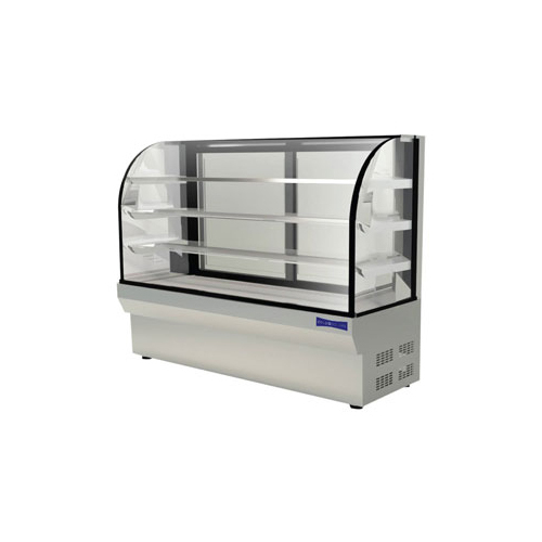 5 ft Curved Glass Display Counter