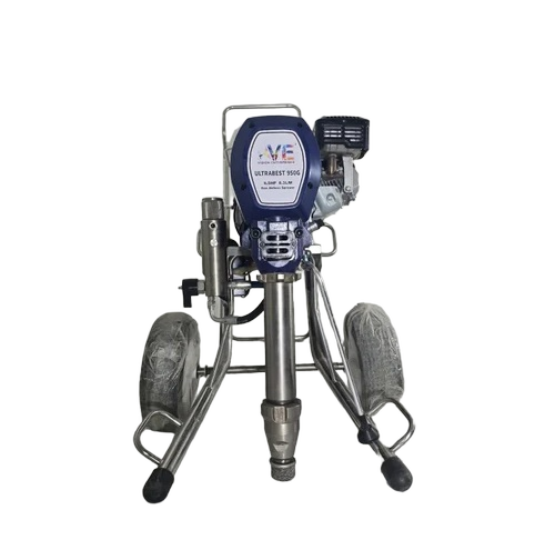Ub 950 (G) (Petrol) Airless Wall Putty Spray Machine - Max Flow Rate: 8.3 Lpm
