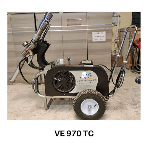 VE-970 Airless Paint Sprayer Machine - Standard Size, Matte Black | Portable Design for Efficient Spraying