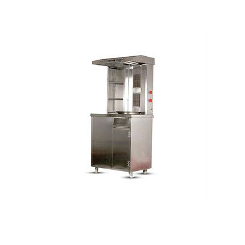 Double Burner Shawarma Machine