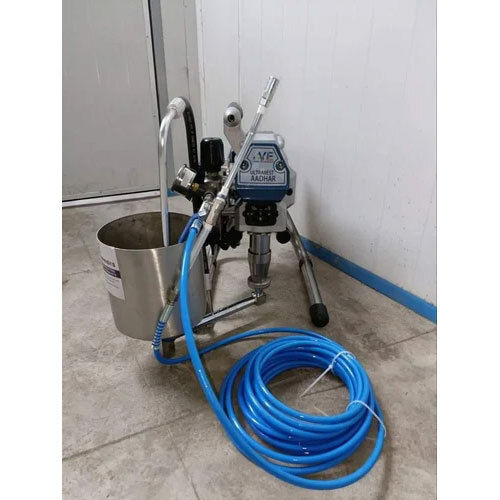 Epoxy Pu Injection Grouting Pump Ultrabest Aadhar With Hopper - Color: Silver