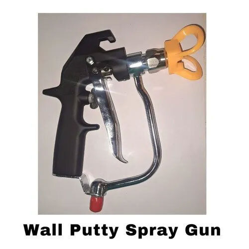 Airless Wall Putty Spray Gun - Color: Black