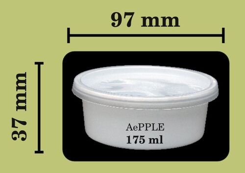 175 Ml Food Container - Color: White