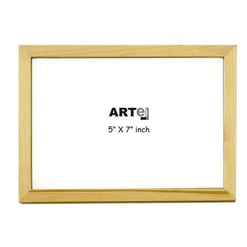 Wall Mounted Wooden Photo Frame - Color: Light Brown