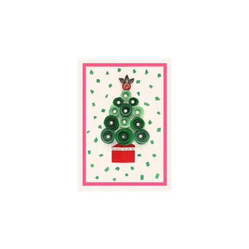 Merry Christmas Greeting Card - Material: Wood