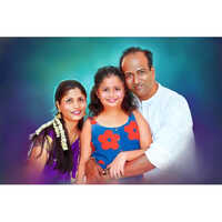 Digital Couple Portrait - Frame Color: Any