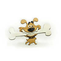 Custom Fridge Magnet - Color: Brown