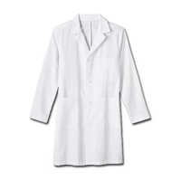 White Lab Coat - Cotton Fabric, Sizes S-L XL, Available in Various Colors | Unisex Design with Multiple Pockets for Practical Use