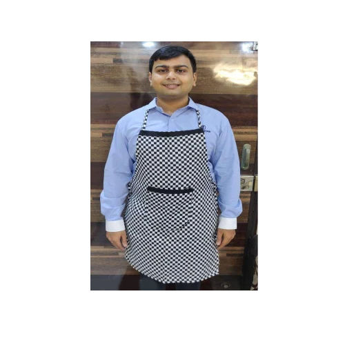 Multi Color Checked Apron - Color: Different Available