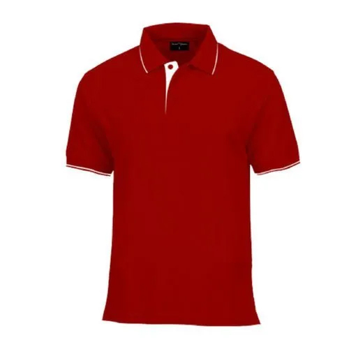 Red Plain T Shirt