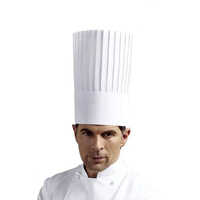 White Chef Hats - Cotton, Sizes S, M, L | Unisex Design, Customizable, Durable For Everyday Use, Protection From Heat And Splatter