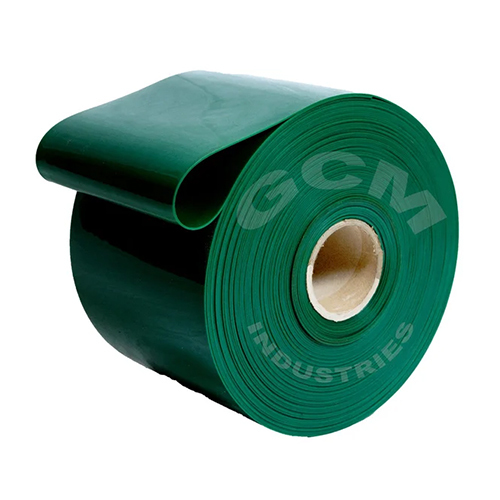 Green Opaque PVC Strip Curtain Roll