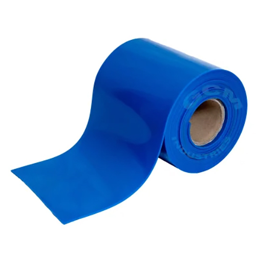 Blue Opaque PVC Strip Curtain Roll