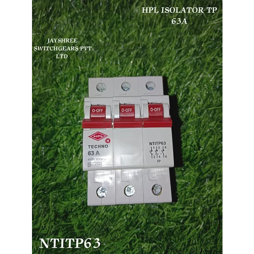 HPL TPN 63A TP 63a Isolator MCB