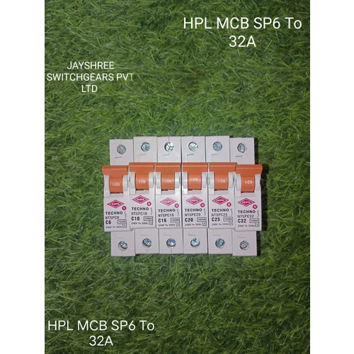 HPL SP 6A TO 32A 10K MCB