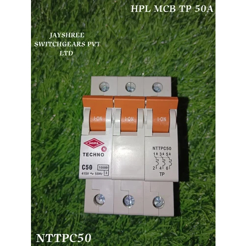 HPL TP 50A TO 63A 10KA MCB