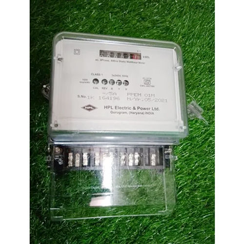 Hpl Three Phase Counter Meter - Color: Transparent