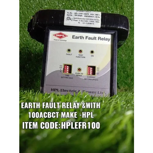 Earth Fault Protection Relay - Color: Black