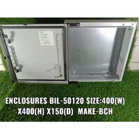 Electrical Panel Enclosure - Stainless Steel, 200x200x150 Mm | Silver Finish, Lightweight At 2.9 Kg, Dust And Moisture Resistant
