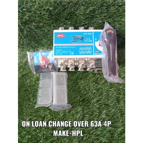 Hpl C04004Poav 4 Pole 400A On Load Changeover Switch - Color: Silver