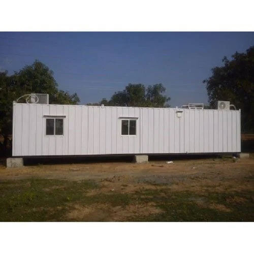 Portable Office Container Cabin - Color: White