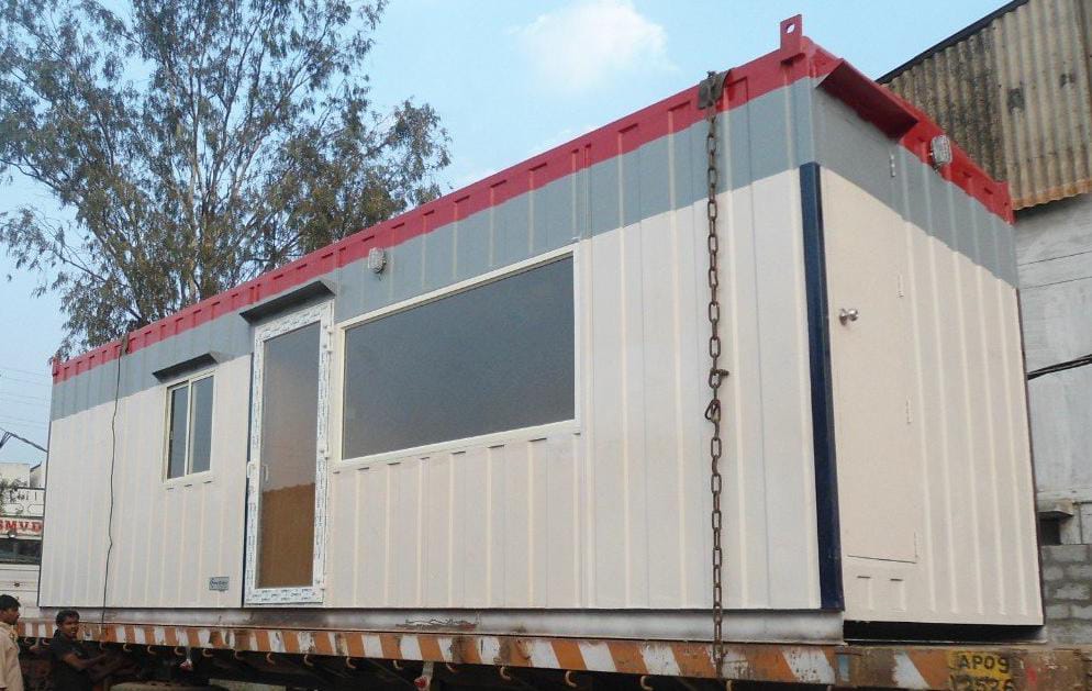 Modular Site Office Container - Color: White