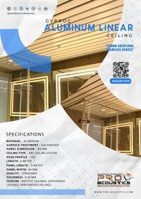 Aluminium Linear Ceiling