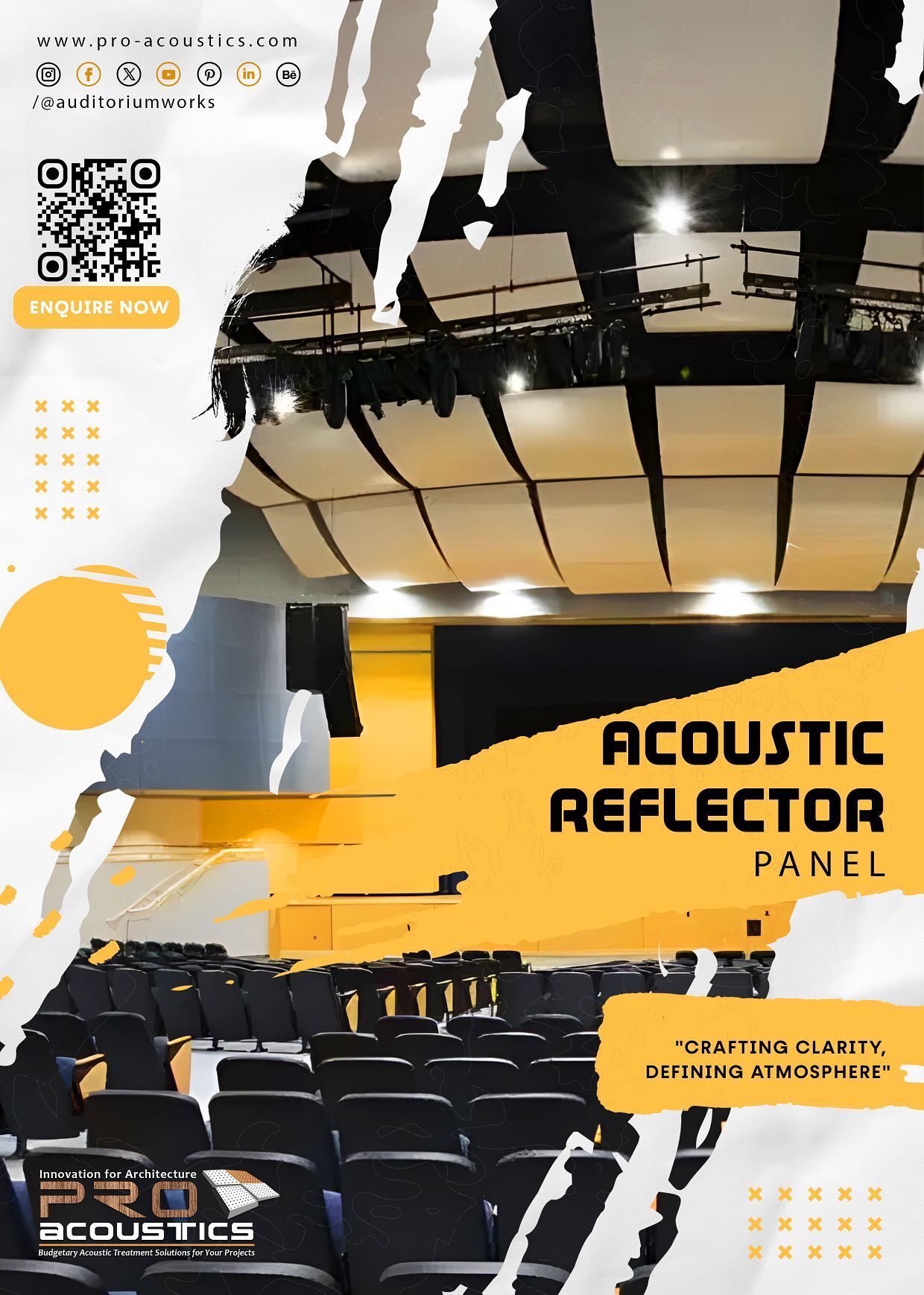 Acoustical Reflector Panel