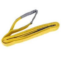 Flat Webbing Lifting Sling - 1 To 80 Tonne Capacity, Strong Yellow Design, New With 1 Year Warranty