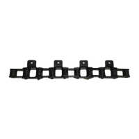 Steel Slat Conveyor Chain - Color: Black