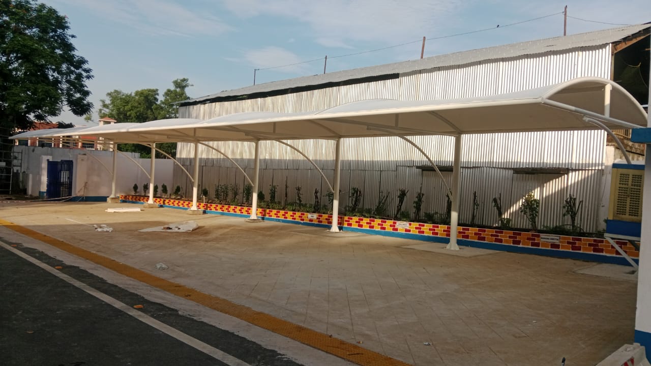 Car Parking Tensile Structure