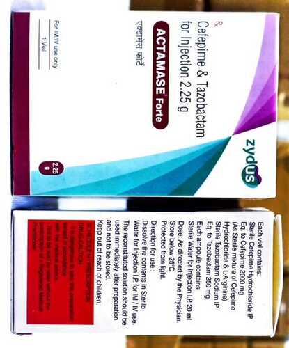 Cefepime & Tazobactam For Injection 2.25G - Dosage Form: As Directed By The Physician