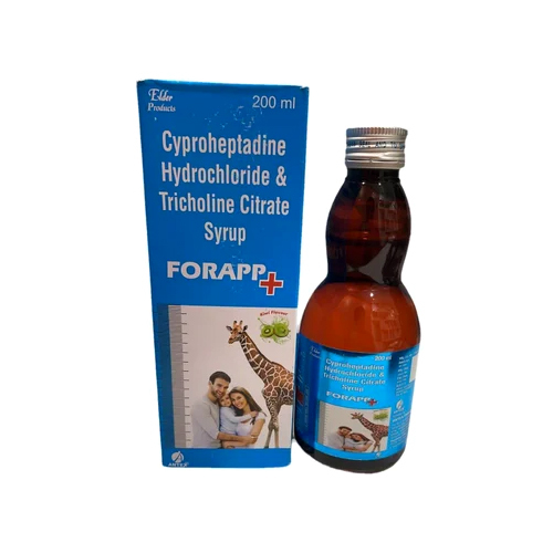 200 ML Cyproheptadine Hydrochloride And Tricholine Citrate Syrup
