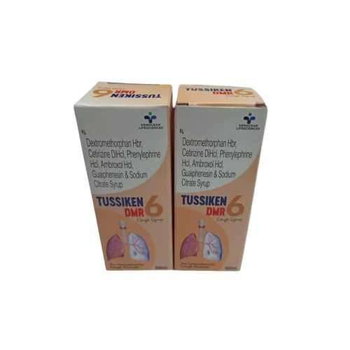 100 ML HBR Cetrizine DHCI Phenylephrine HCL Ambroxol HCL Guaipehenesin And Sodium Citrate Syrup