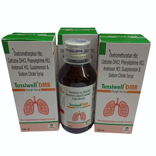 100 ML HBR Cetrizine DHCI Phenylephrine HCL Ambroxol HCL Guaipehenesin And Sodium Citrate Syrup