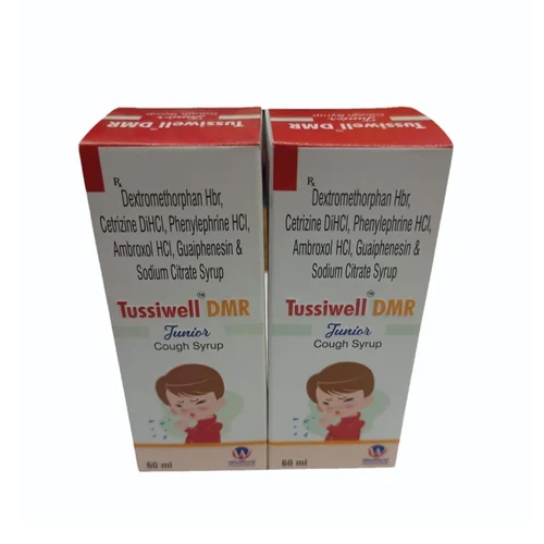 60 ML HBR Cetrizine DHCI Phenylephrine HCL Ambroxol HCL Guaipehenesin And Sodium Citrate Syrup