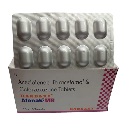 Aceclofenac Paracetamol And Chlorzoxazone Tablets