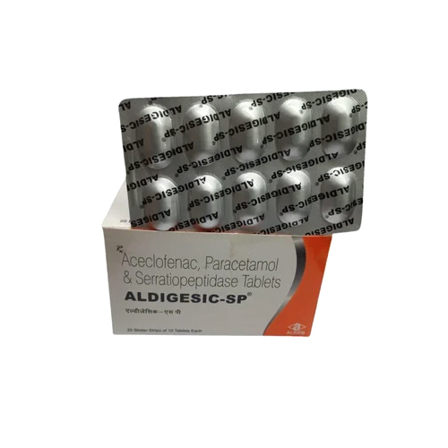 Aceclofenac Paracetamol And Serratiopeptidase Tablets