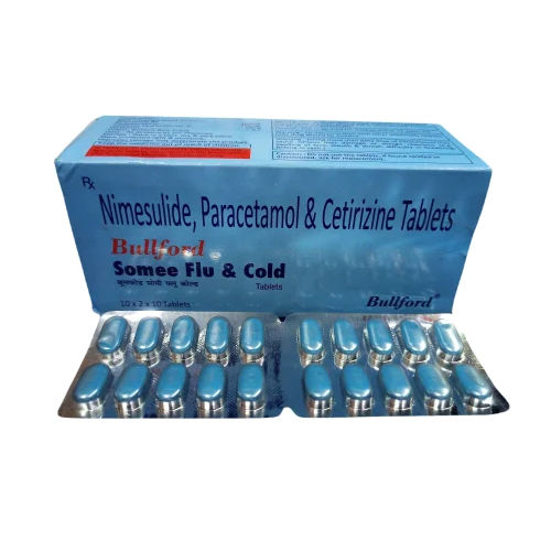 Nemesulide,Paracitamol And Cetrizine Tablets