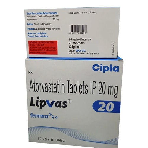 20 MG Atorvastatin Tablets IP