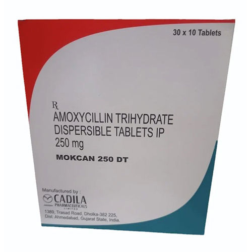 250 MG Amoxicillin Trihydrate Dispersible Tablets IP