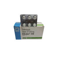 Azithromycin Tablets - 250 Mg | Macrolide Antibiotic For Bacterial Infections, Dry Storage Recommended, Follow Doctor's Dosage Instructions