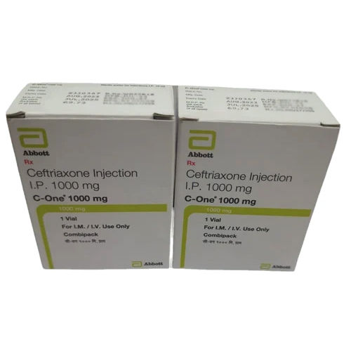 1000 Mg Ceftriaxone Injection Ip - Dosage Form: Liquid