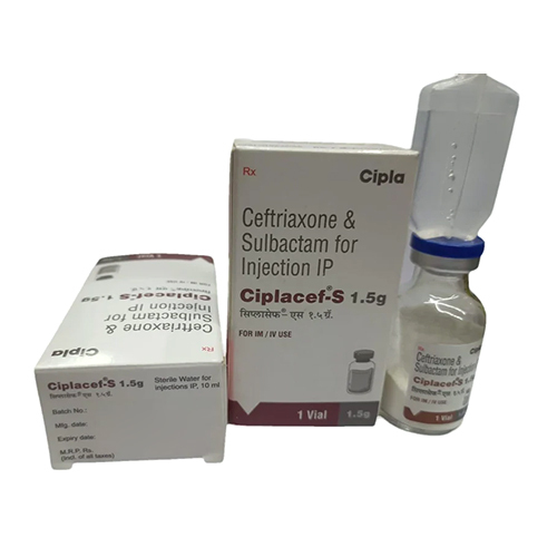 1.5 GM Ceftriaxone And Sulbactam For Injection IP