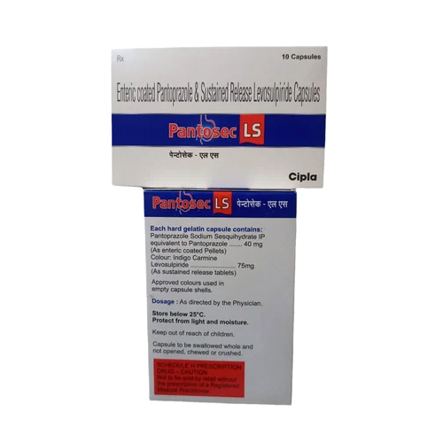 Enteric Coated Pantoprazole And Sustained Release levosulpride Capsules