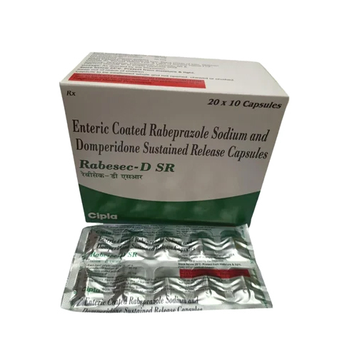 Enteric Coated Rabeprazole Sodium And Domperidone Sustained Release Capsules